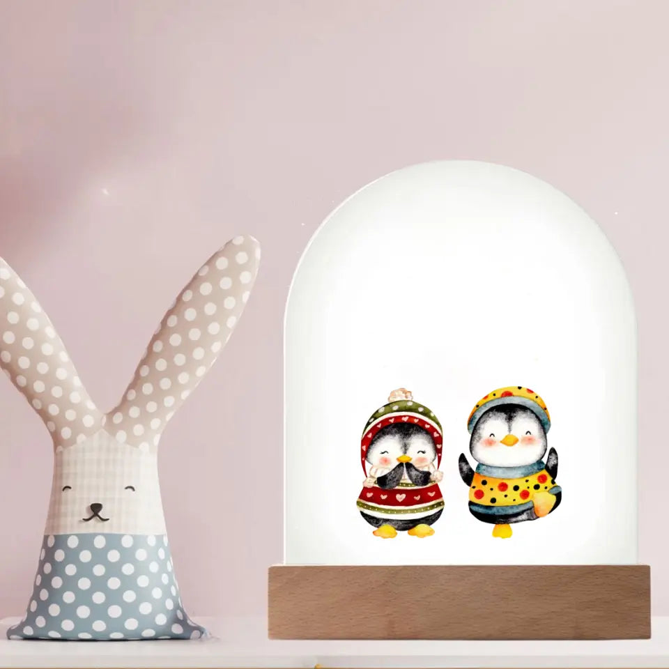 Lampka nocna dla dziecka - Pingwiny