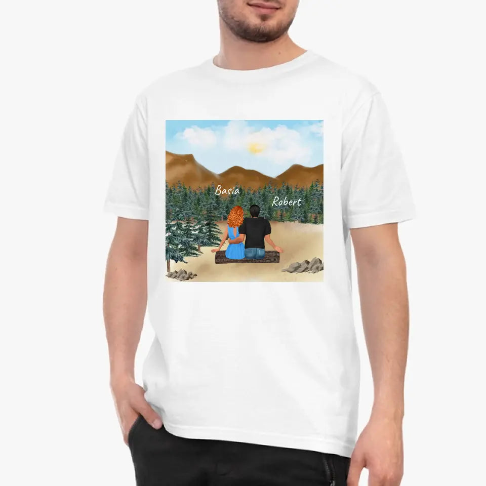 Koszulka dla par #3 - wyjątkowy prezent dla par, dziewczyn, kobiet, żon