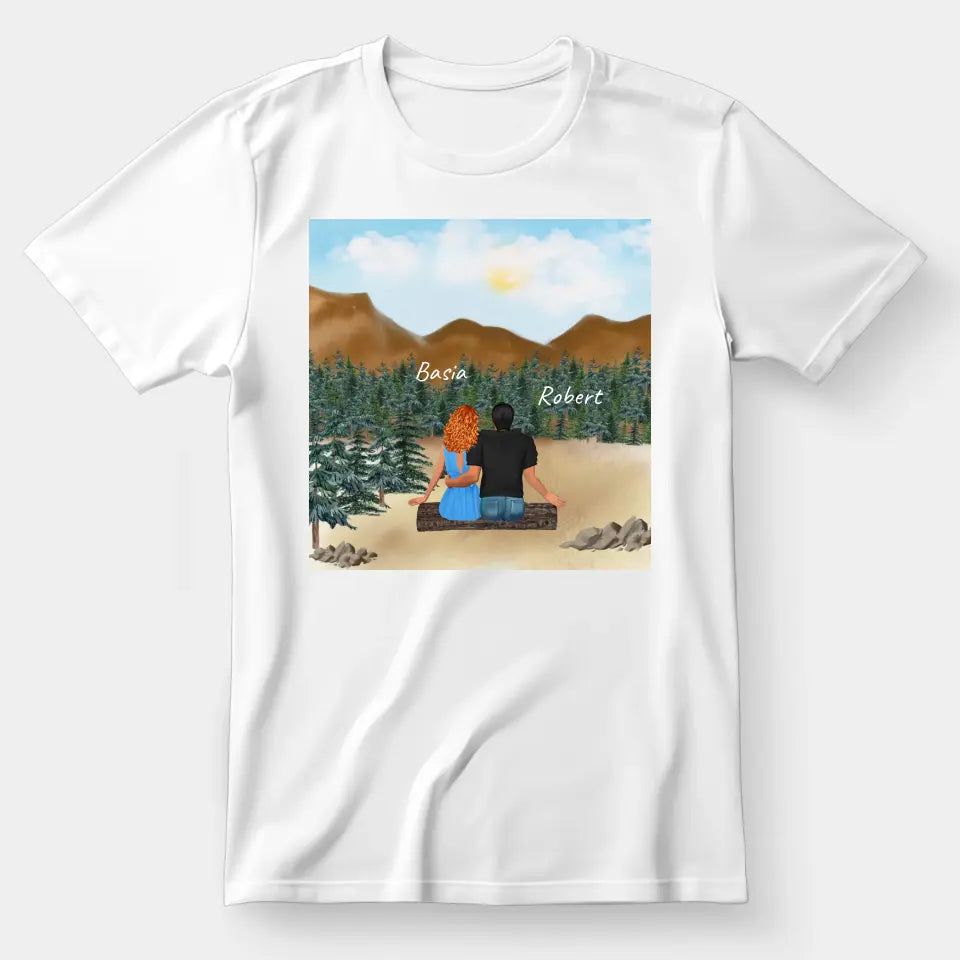 Koszulka dla par #3 - wyjątkowy prezent dla par, dziewczyn, kobiet, żon