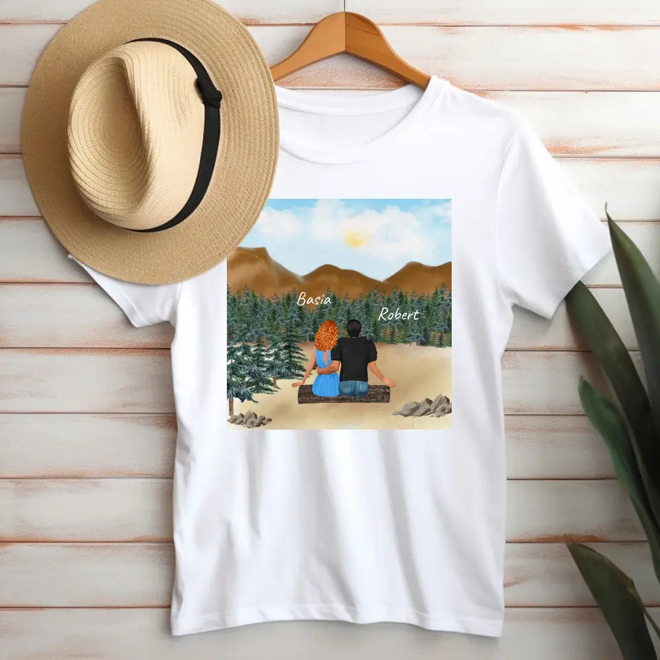 Koszulka dla par #3 - wyjątkowy prezent dla par, dziewczyn, kobiet, żon