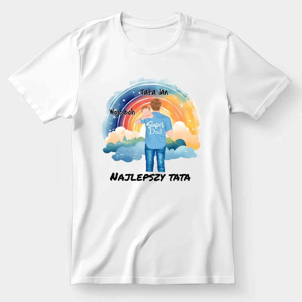 Tata i syn - Personalizowana koszulka dla taty #6
