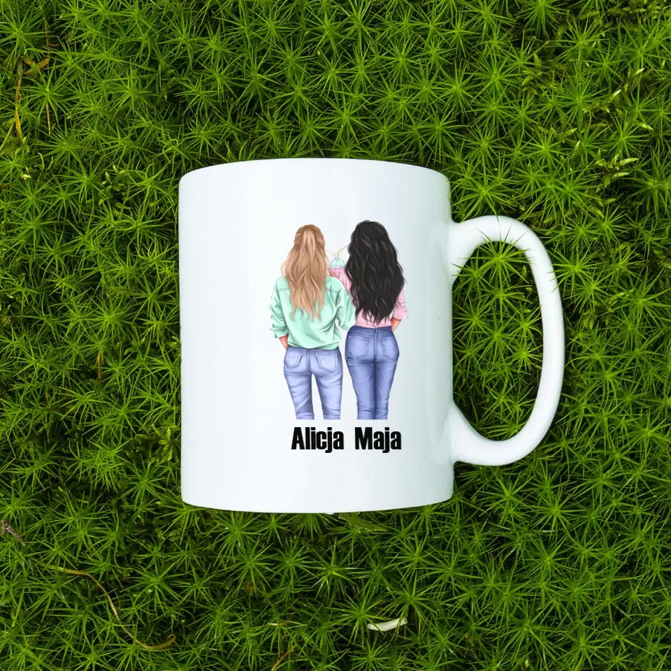 Kubek z imionami dla przyjaciółek - wyjątkowy prezent dla przyjaciółek #2