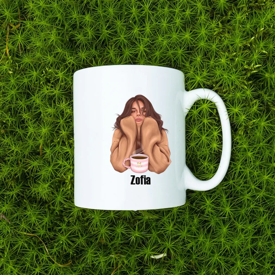 Poranna dziewczyna - Kubek dla dziewczyny, przyjaciółki