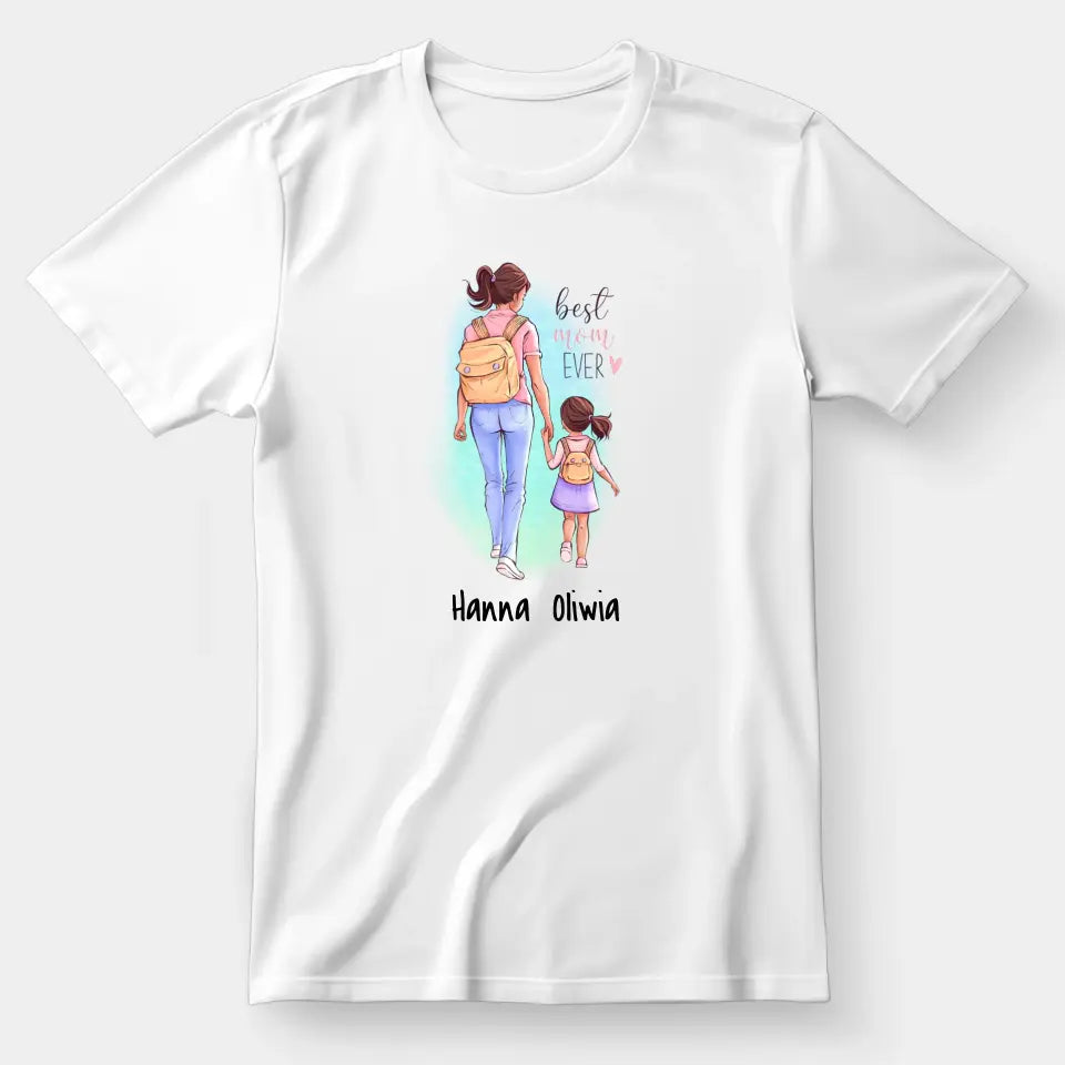 Mama i córka - Personalizowana koszulka dla mamy #4