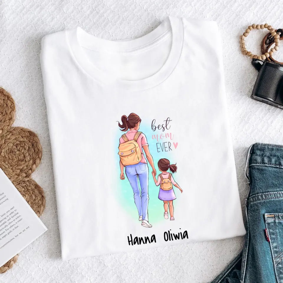 Mama i córka - Personalizowana koszulka dla mamy #4