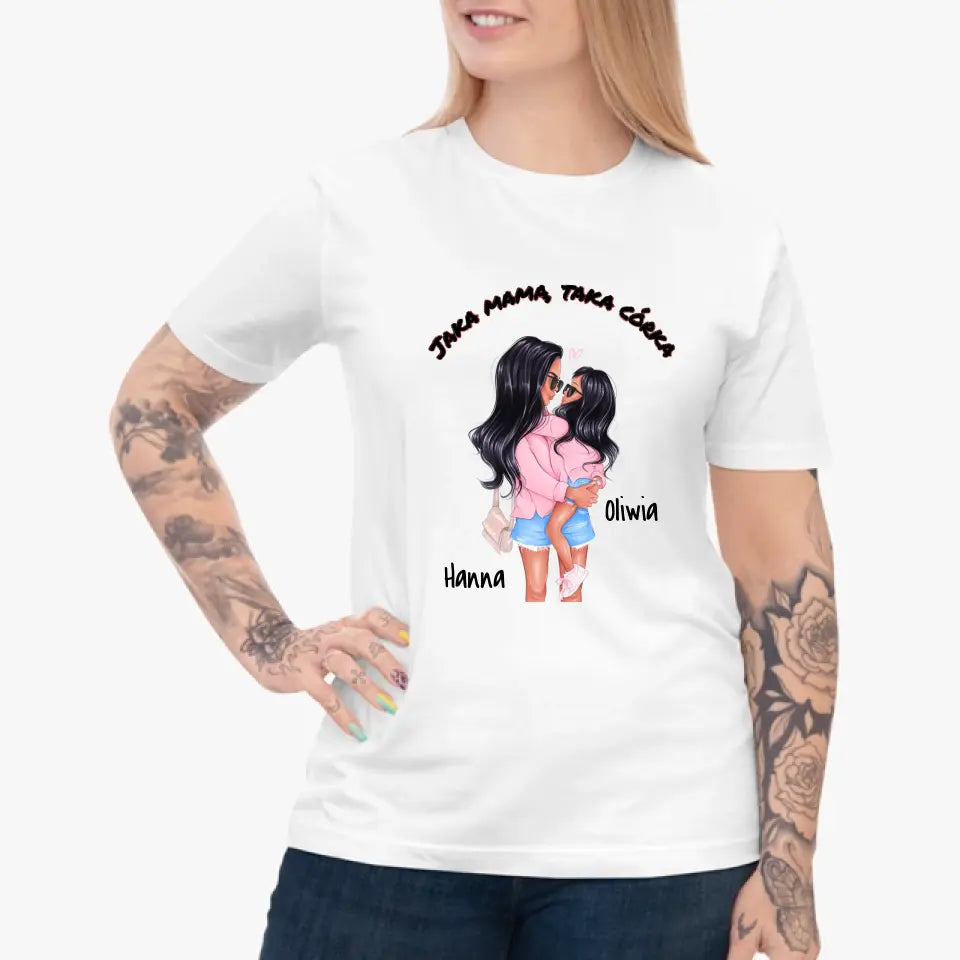 Jaka mama, taka córka - koszulka, wyjątkowy prezent dla mamy