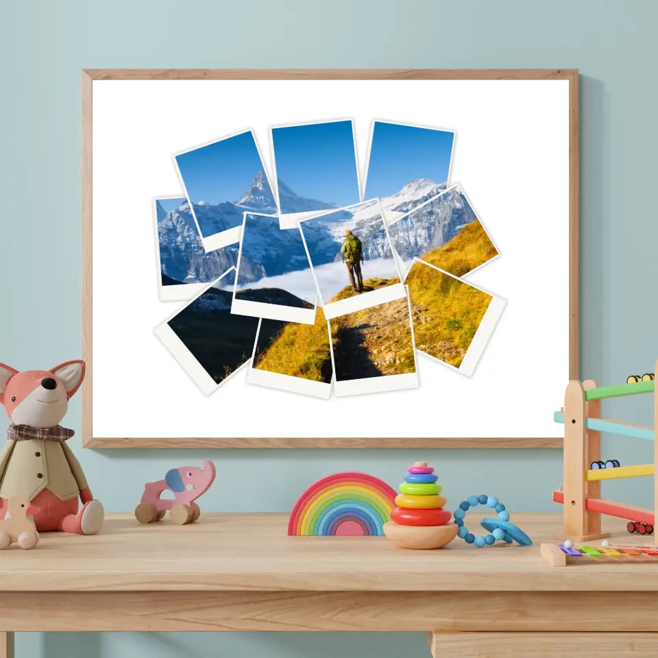 Kolaż z jednego zdjęcia - druk na płótnie, spersonalizowany prezent