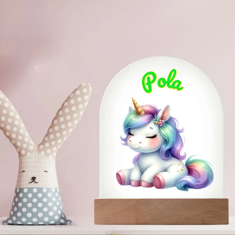 Lampka nocna dla dziecka - Uroczy Jednorożec