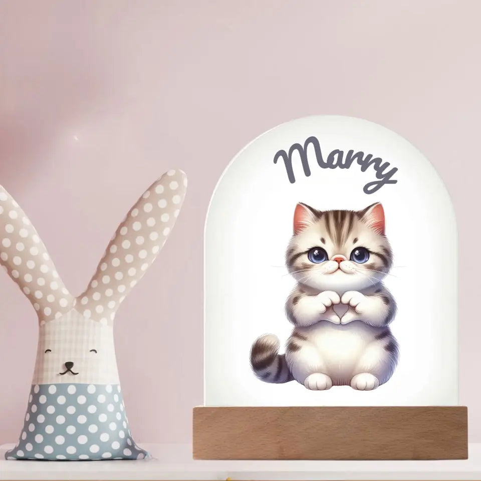 Lampka nocna dla dziecka - Kociak