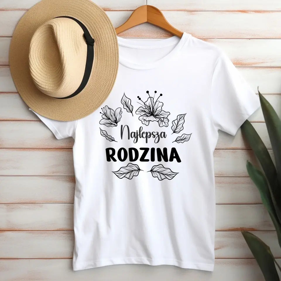 Najlepsza Rodzina - koszulka, wyjątkowy prezent dla rodziny