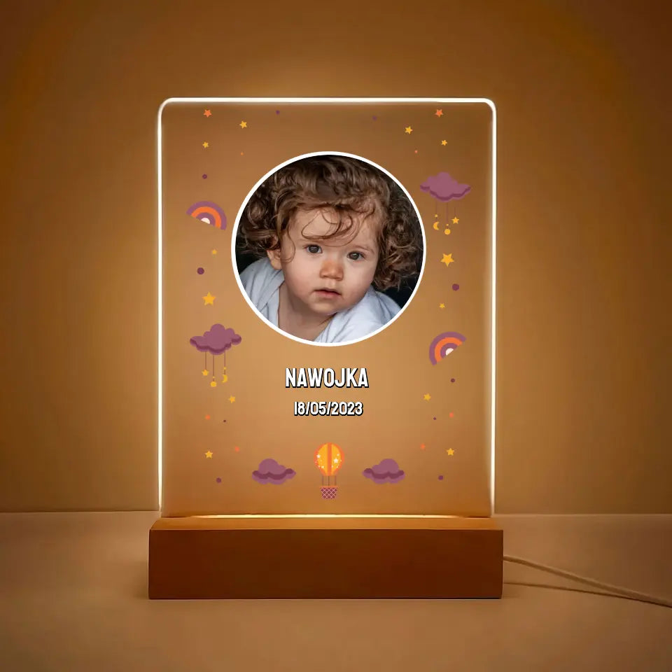 Dla ukochanego dziecka (dziewczynka) #2 - Druk na szkle, spersonalizowany prezent