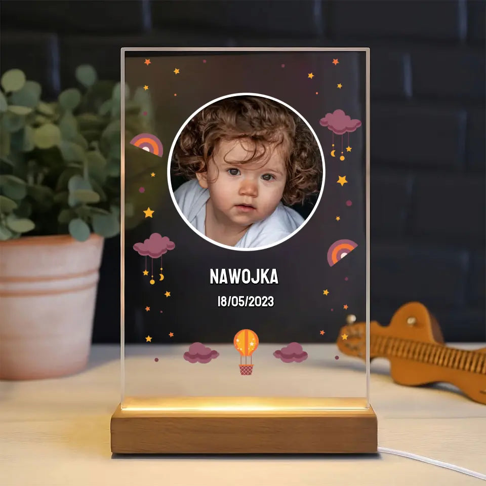 Dla ukochanego dziecka (dziewczynka) #2 - Druk na szkle, spersonalizowany prezent