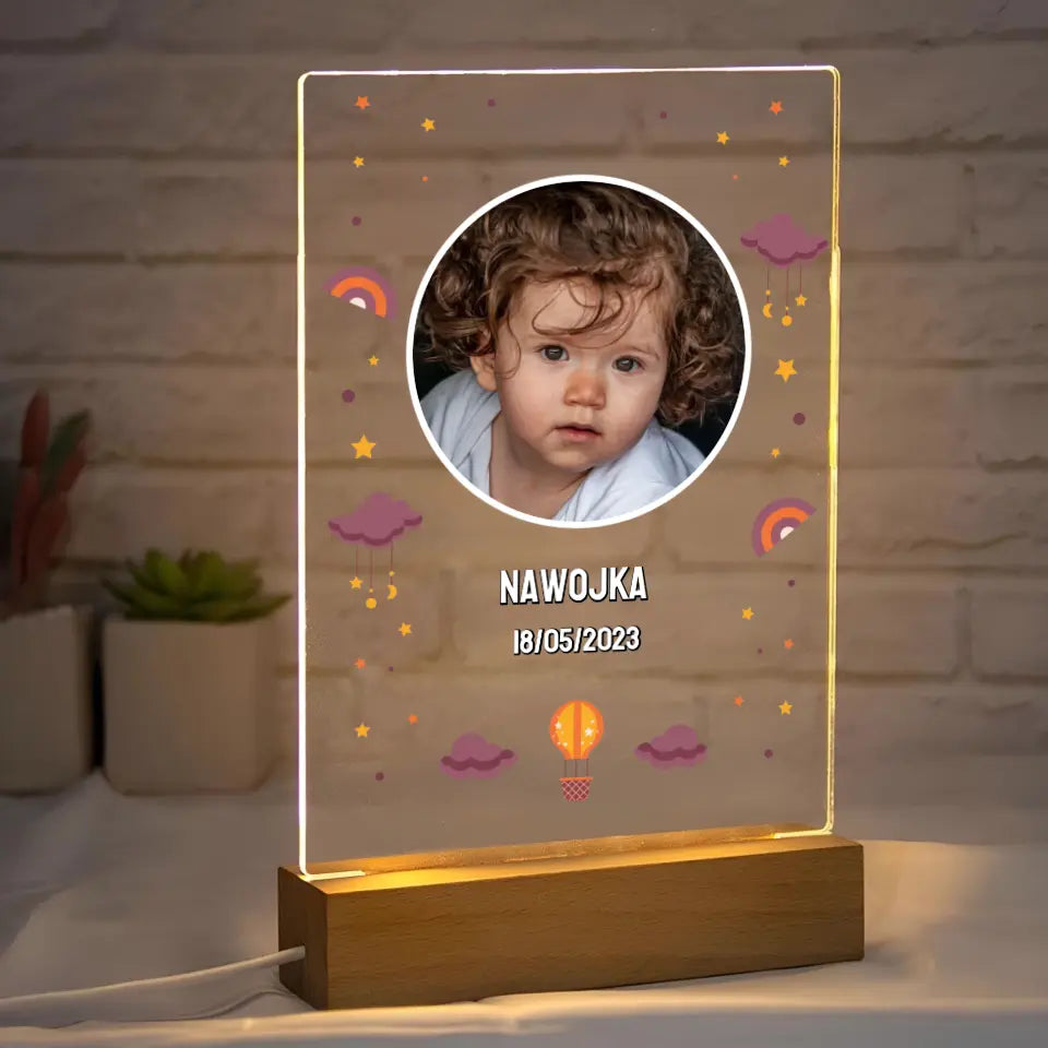 Dla ukochanego dziecka (dziewczynka) #2 - Druk na szkle, spersonalizowany prezent