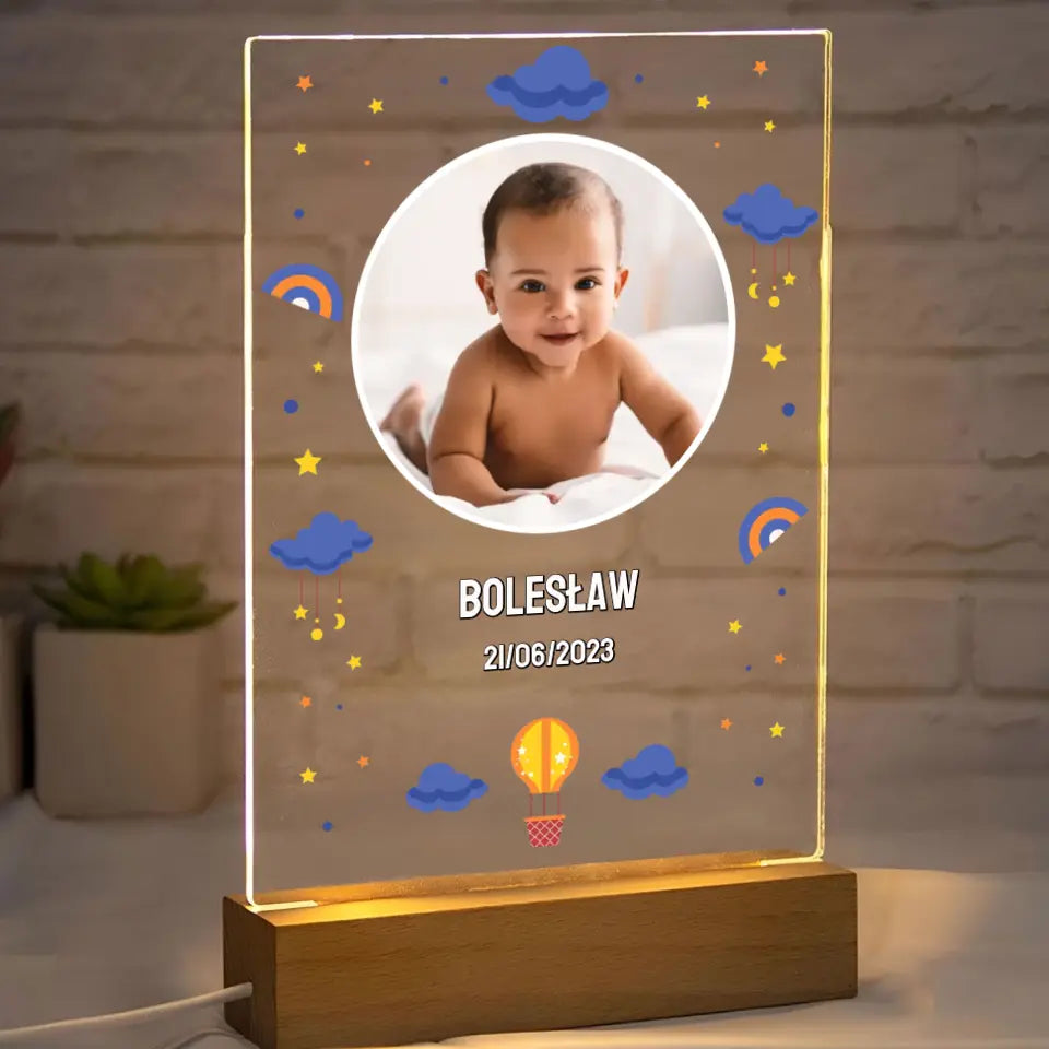 Dla ukochanego dziecka (chłopiec) #2 - Druk na szkle, spersonalizowany prezent