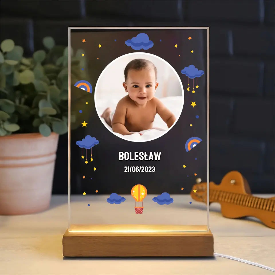 Dla ukochanego dziecka (chłopiec) #2 - Druk na szkle, spersonalizowany prezent