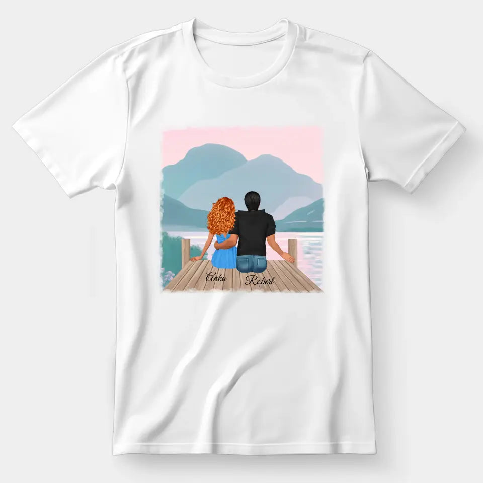 Koszulka dla par #2 - wyjątkowy prezent dla par, dziewczyn, kobiet, żon