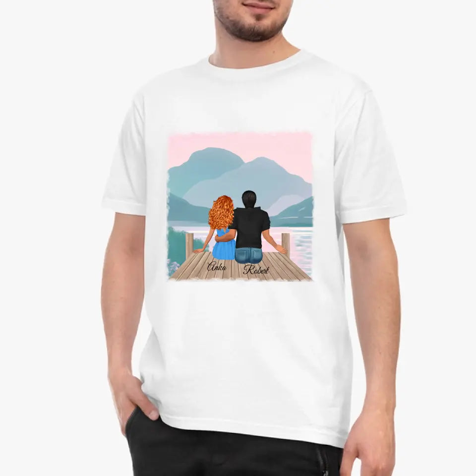 Koszulka dla par #2 - wyjątkowy prezent dla par, dziewczyn, kobiet, żon