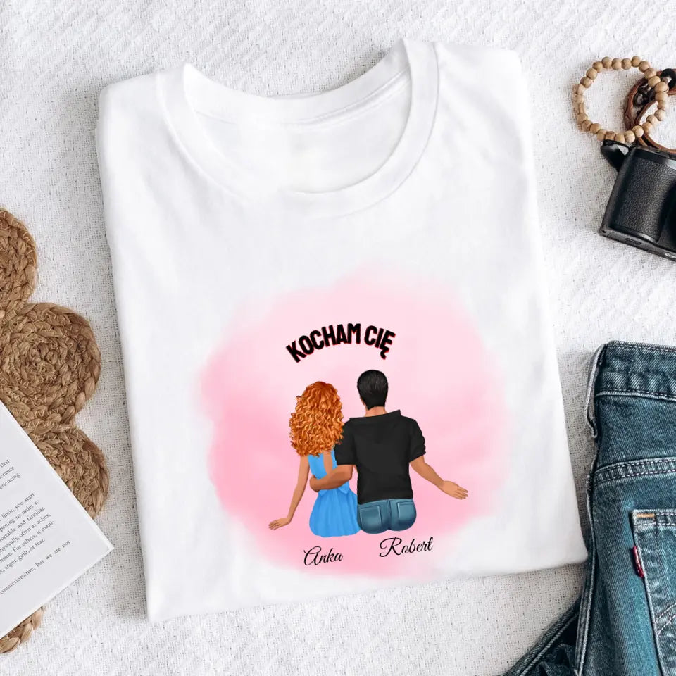 Koszulka dla par z napisem - wyjątkowy prezent dla par, dziewczyn, kobiet, żon