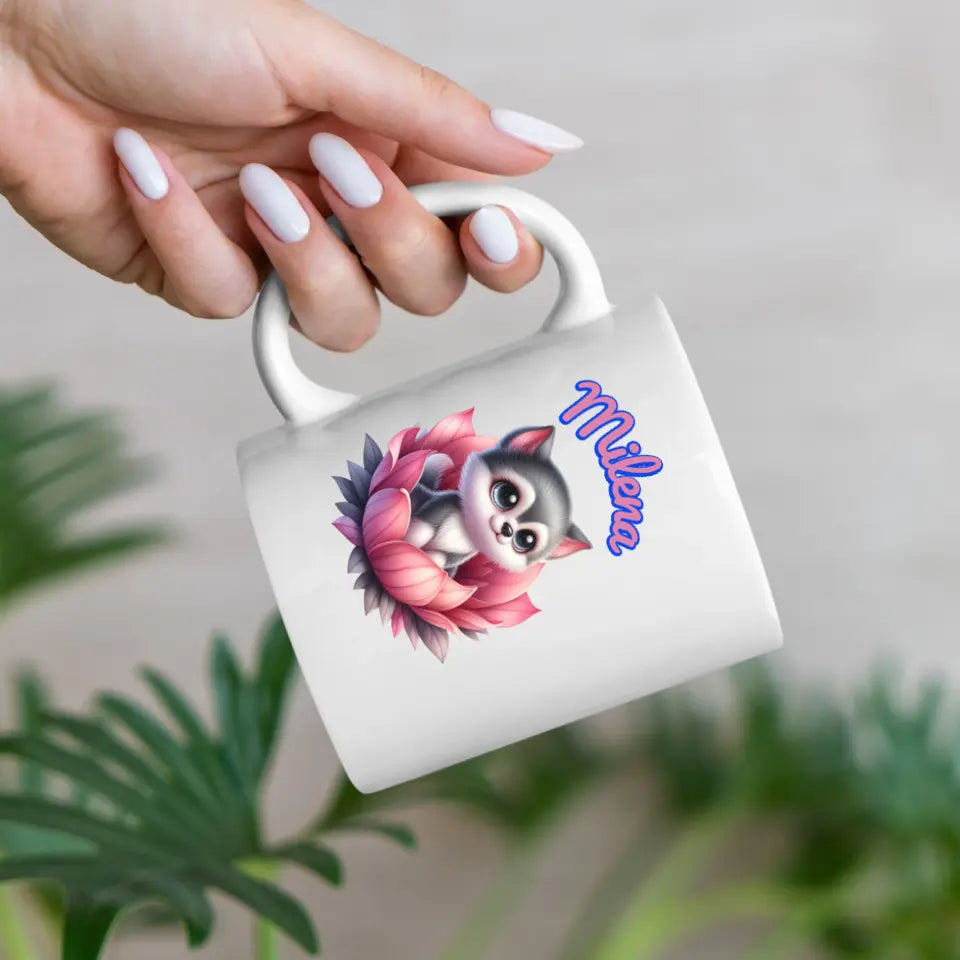 Słodki wilk - Kubek, wyjątkowy prezent dla dziecka