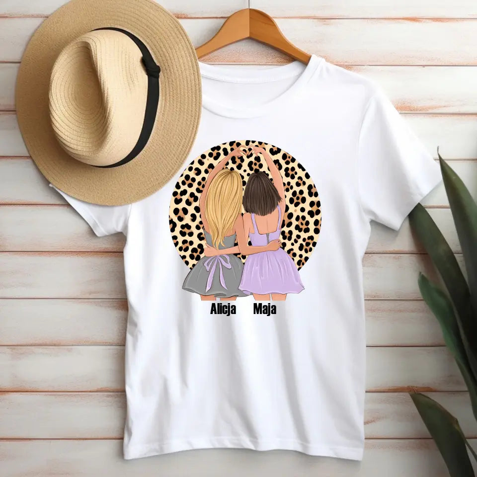 Koszulka z imionami dla przyjaciółek - wyjątkowy prezent dla przyjaciółek #4