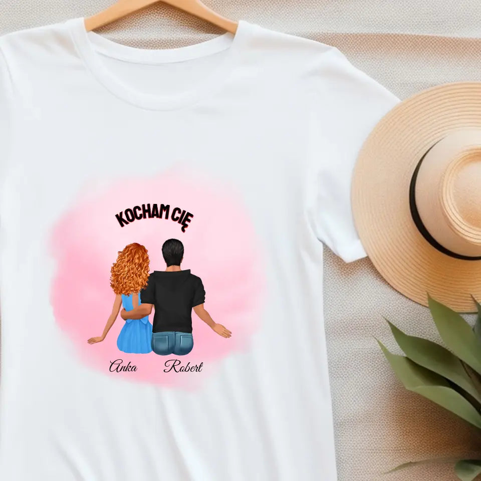 Koszulka dla par z napisem - wyjątkowy prezent dla par, dziewczyn, kobiet, żon
