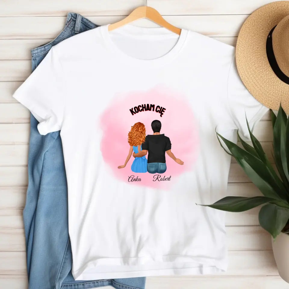 Koszulka dla par z napisem - wyjątkowy prezent dla par, dziewczyn, kobiet, żon