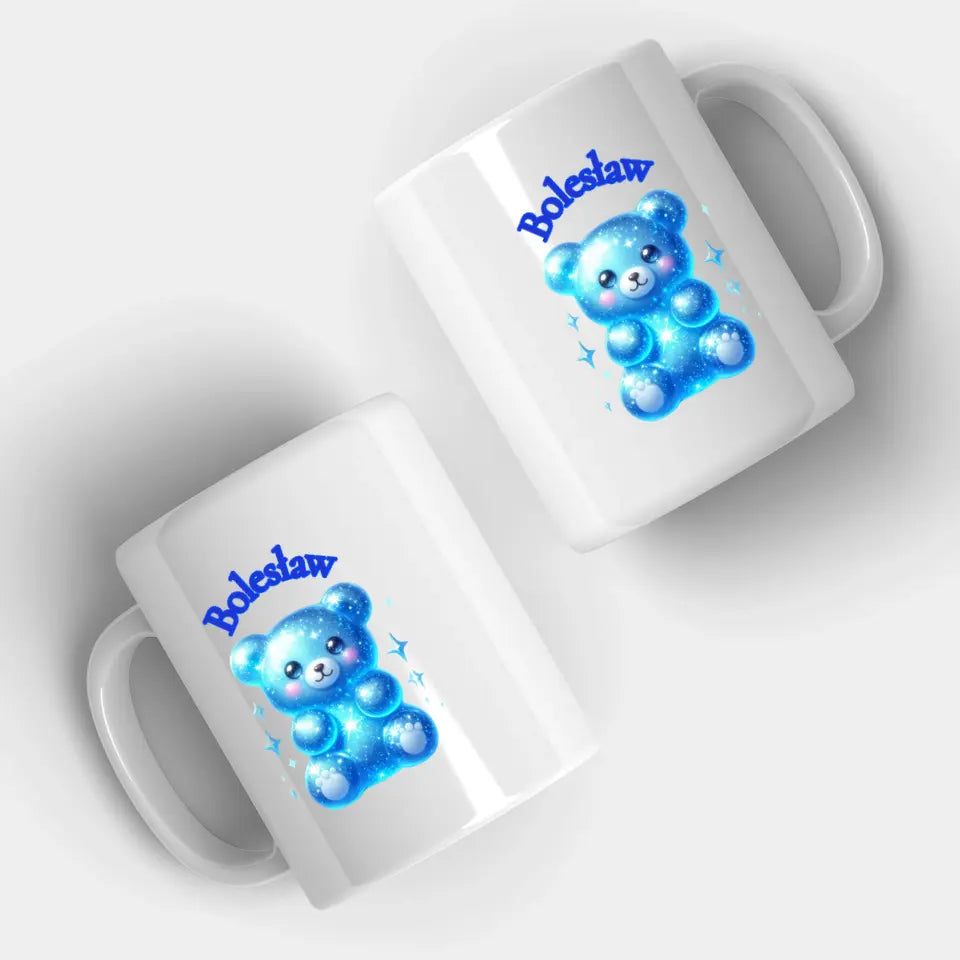 Słodki żelkowy miś - Kubek dla dziecka