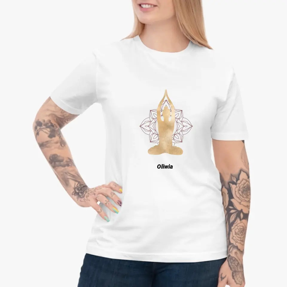 Yoga Mandala - koszulka, wyjątkowy prezent dla dziewczyny, przyjaciółki, kobiety