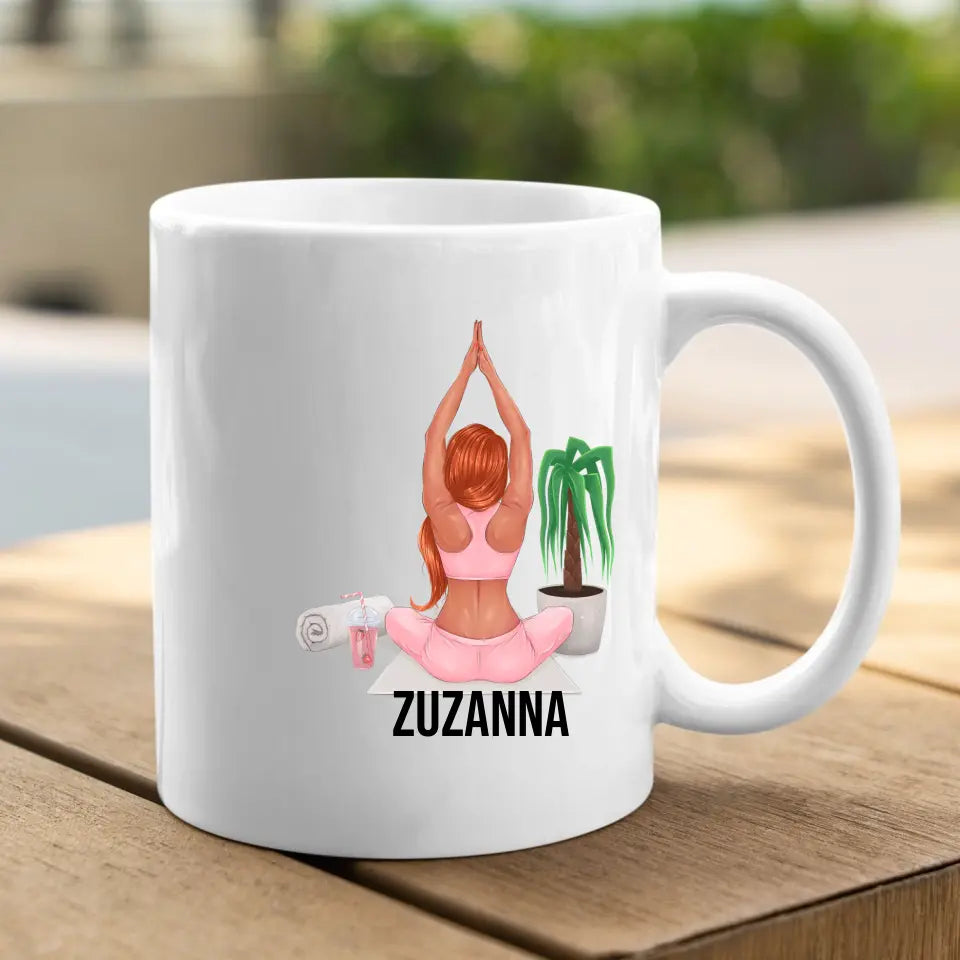 Yoga girl - Kubek dla dziewczyny, przyjaciółki, kobieta