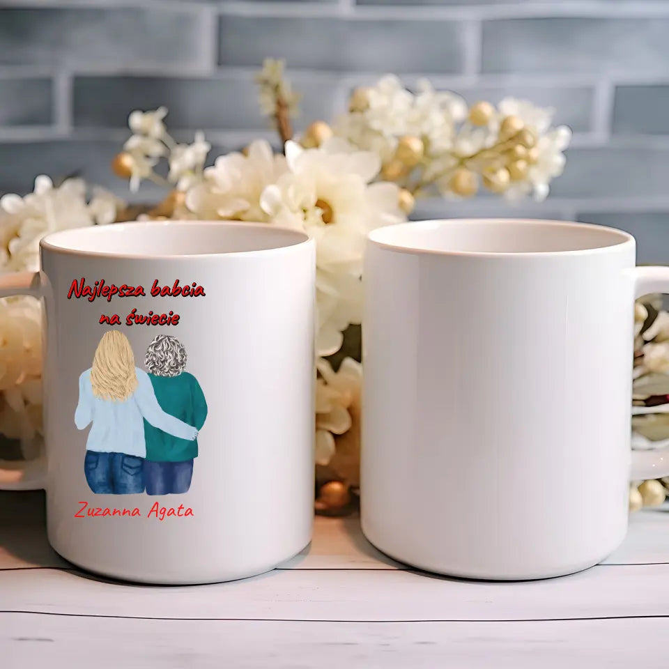 Babcia i wnuczka - Kubek dla babci