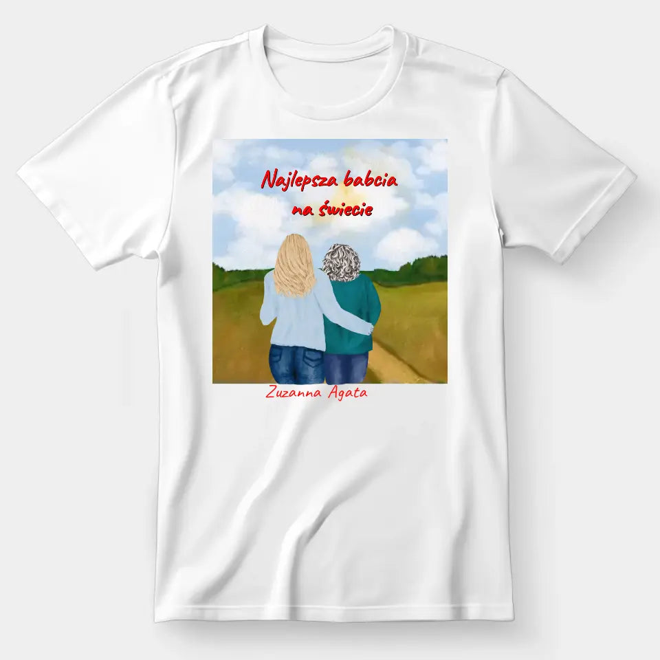 Babcia i córka - koszulka, wyjątkowy prezent dla babci