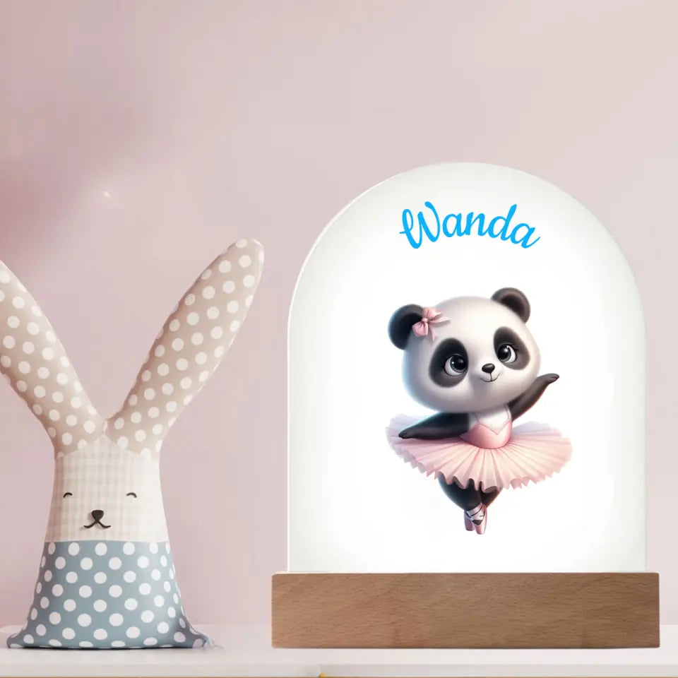 Lampka nocna dla dziecka - Panda baletnica