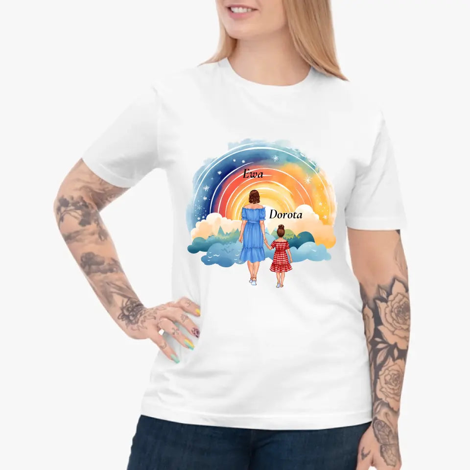 Mama i córki 2-4 osób - Personalizowana koszulka dla mamy #2