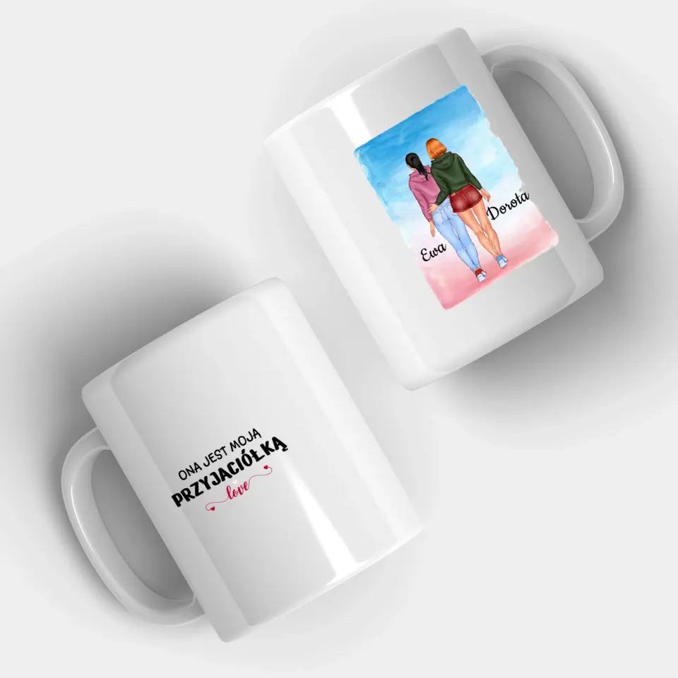 Ona jest moją przyjaciółką #1 - Kubek, prezent dla przyjaciółek