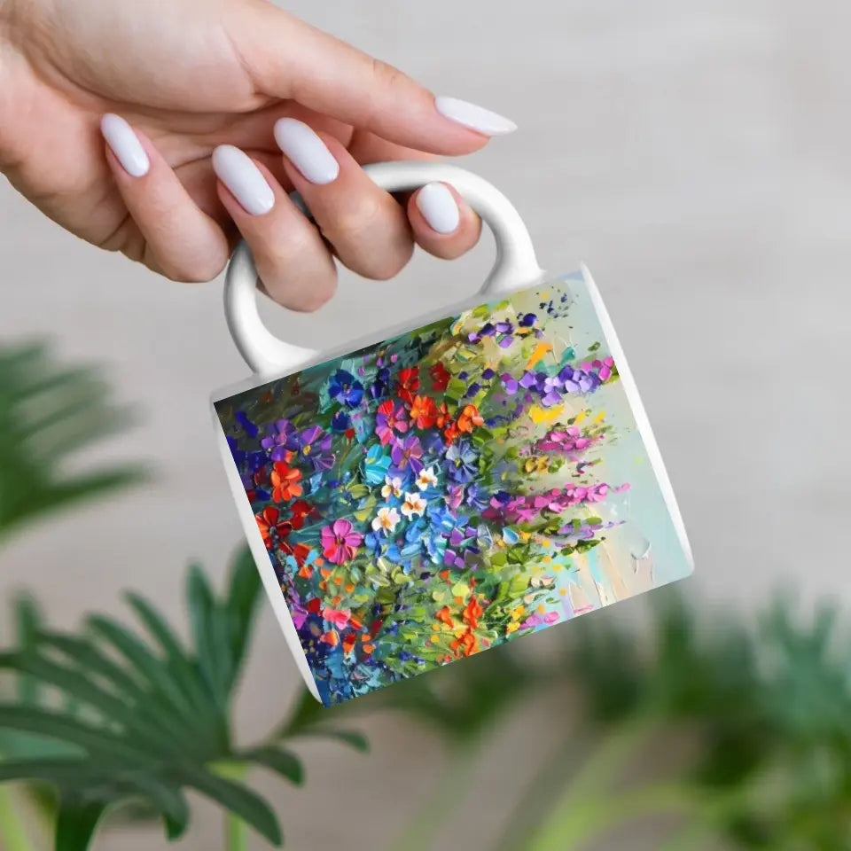 Kwietniki (Akwarela) - Kubek, wyjątkowy prezent dla kobiety