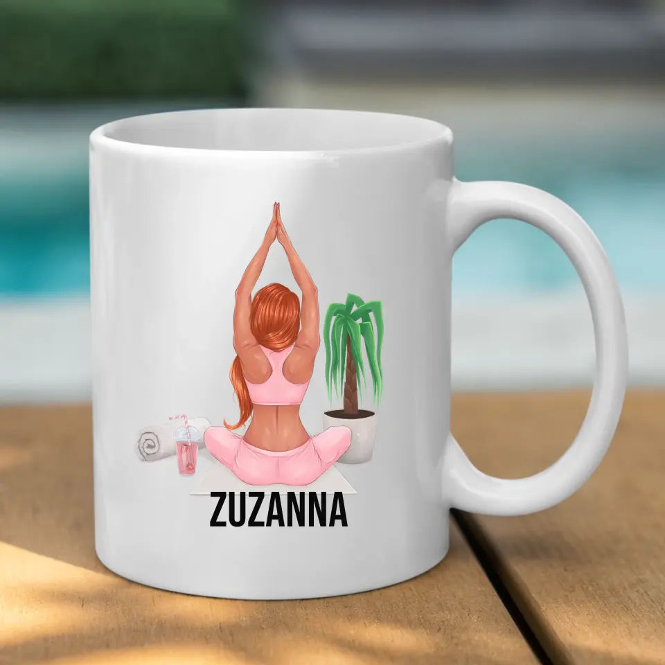 Yoga girl - Kubek dla dziewczyny, przyjaciółki, kobieta