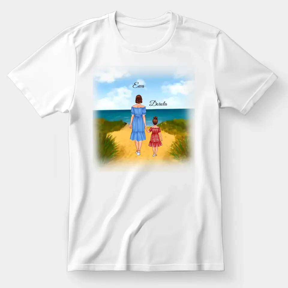 Mama i córka - Personalizowana koszulka dla mamy #2