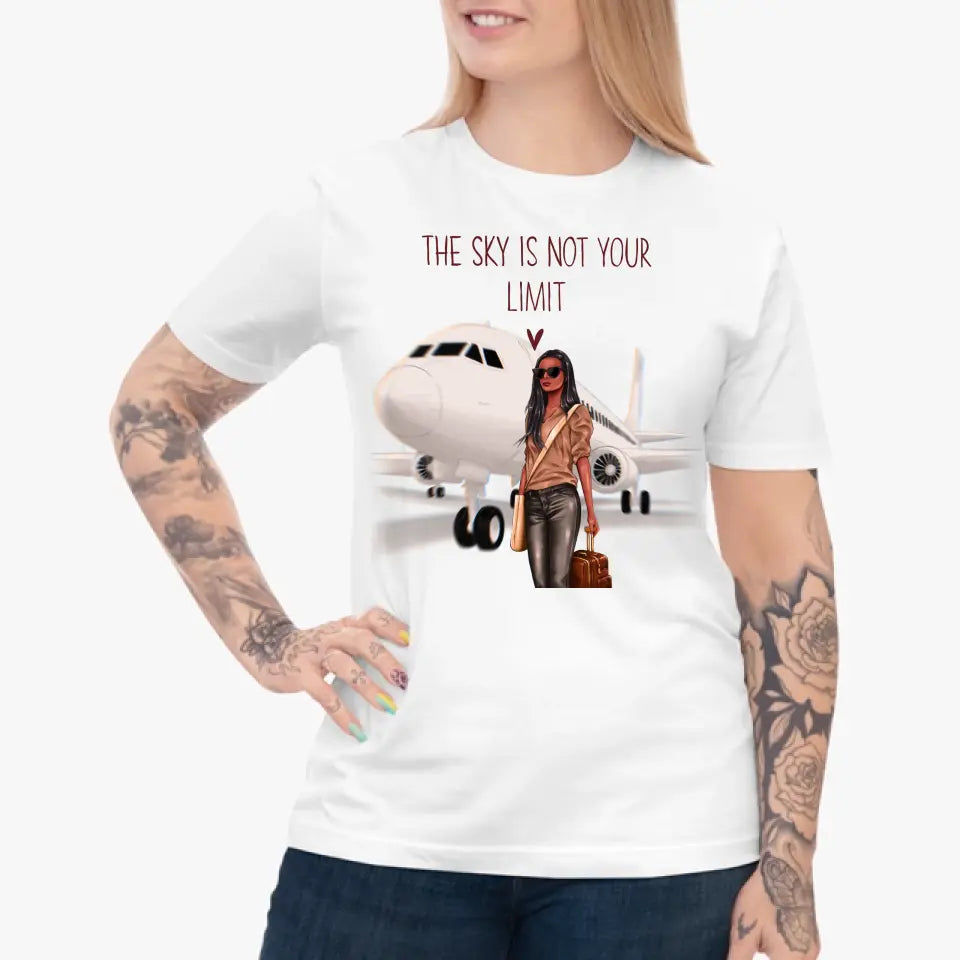 The sky is not your Limit - koszulka, wyjątkowy prezent dla dziewczyny, przyjaciółki, kobiety