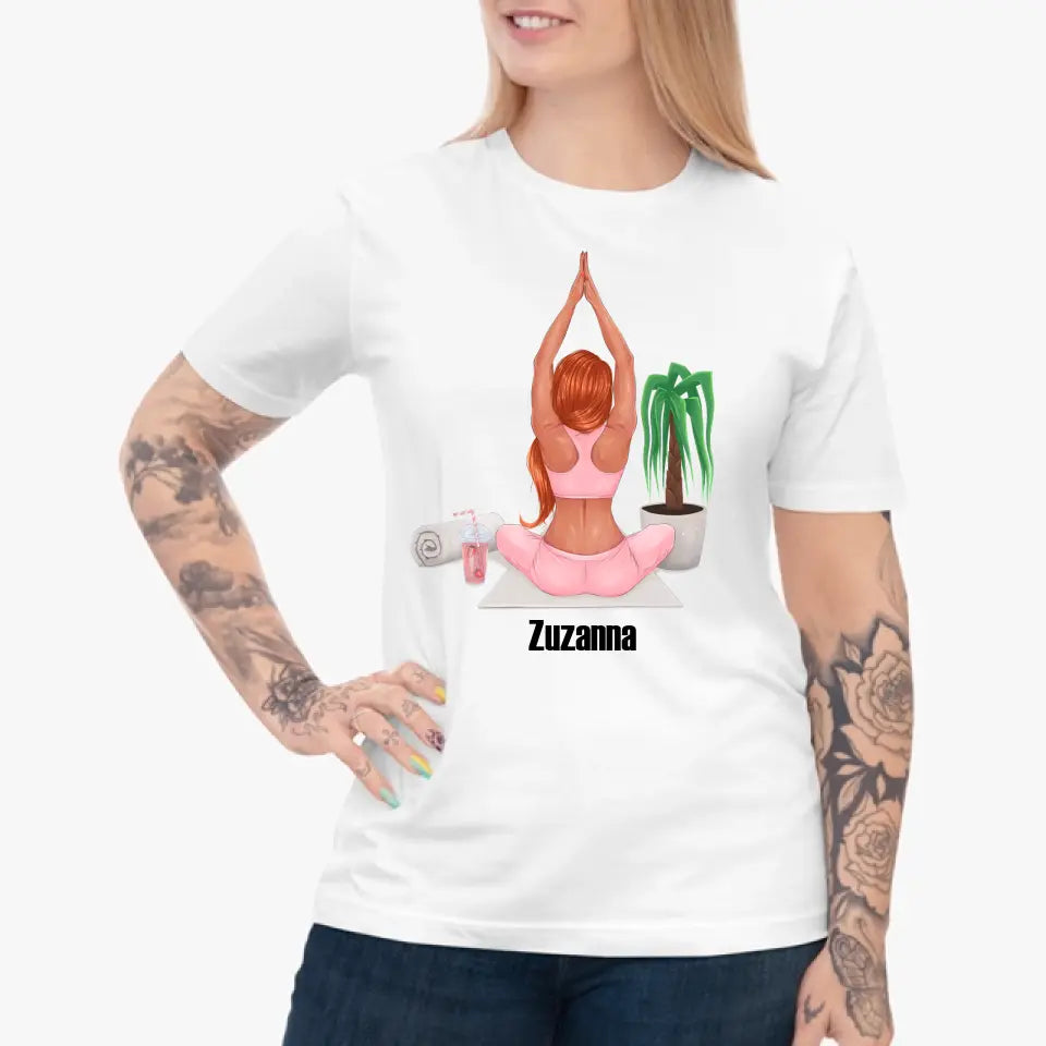 Yoga girl - koszulka, wyjątkowy prezent dla dziewczyny, przyjaciółki, kobiety