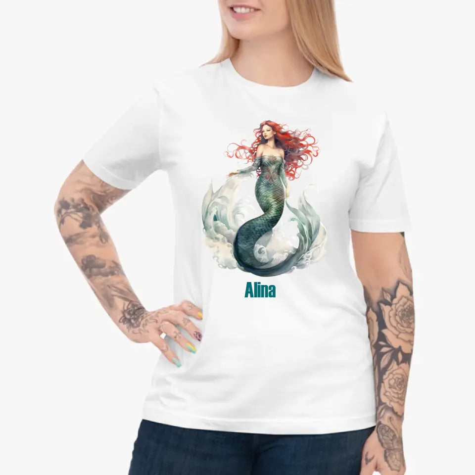 Syrenka - koszulka, wyjątkowy prezent dla dziewczyny, przyjaciółki, kobiety