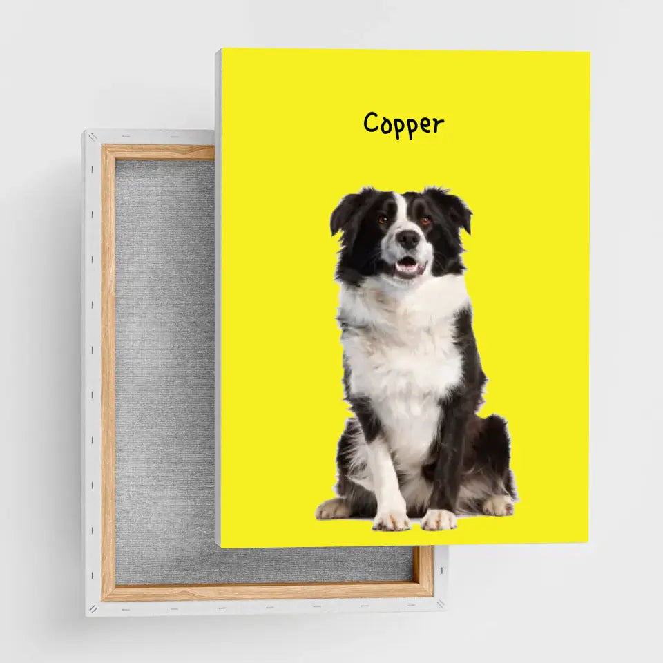Zdjęcie psa - wydruki na płótnie, spersonalizowany prezent dla psa