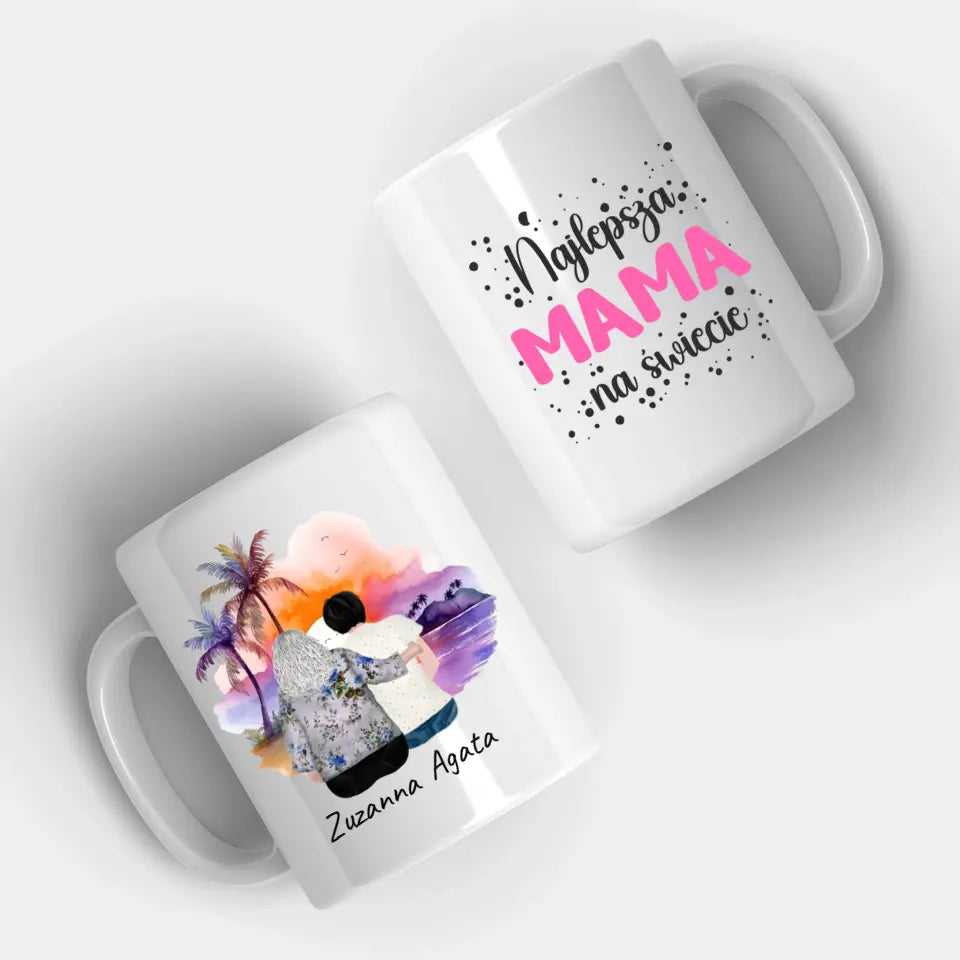 Mama i córka (Lato) - Kubek dla mamy