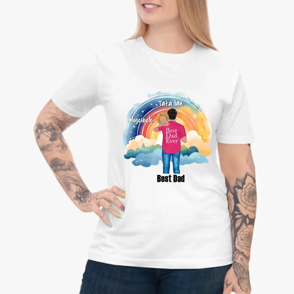 Tata i syn - Personalizowana koszulka dla taty #5