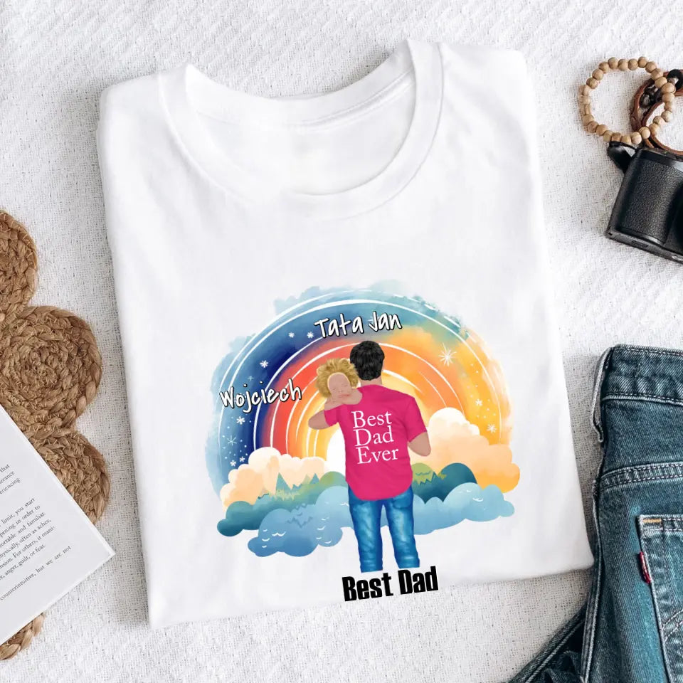 Tata i syn - Personalizowana koszulka dla taty #5