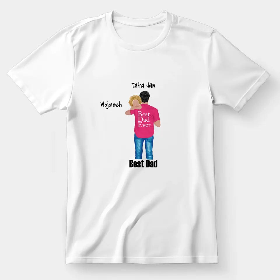 Tata i syn - Personalizowana koszulka dla taty #3