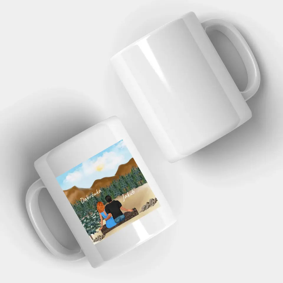 Kubek dla pary #3 - wyjątkowy prezent dla par, dziewczyn, kobiet, żon