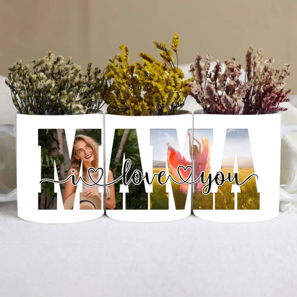I love you MAMA - Kubek, wyjątkowy prezent dla mamy