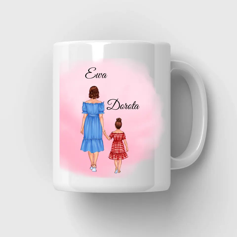 Mama i córka - Kubek, wyjątkowy prezent dla mamy #1