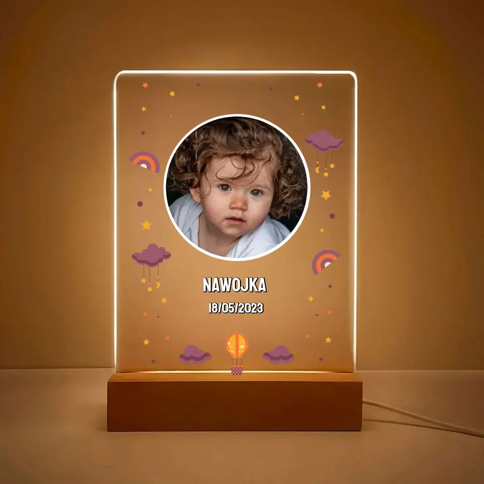 Dla ukochanego dziecka (dziewczynka) #2 - Druk na szkle, spersonalizowany prezent