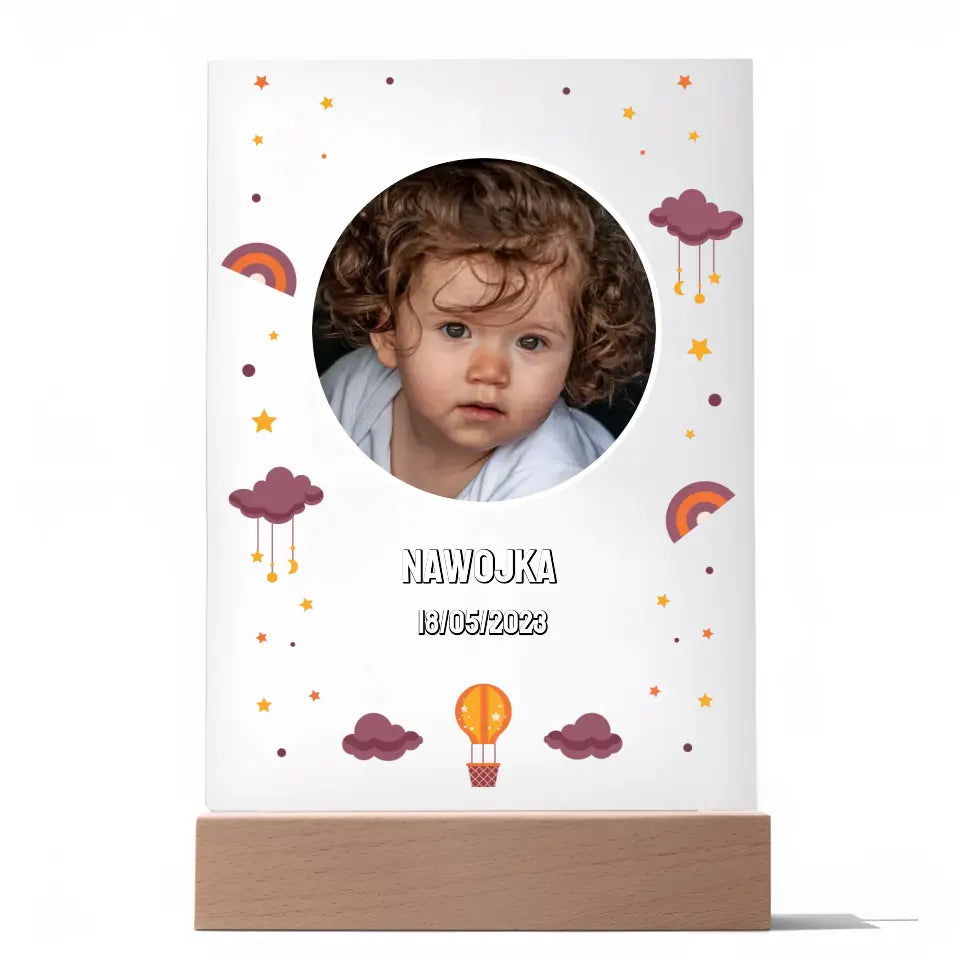 Dla ukochanego dziecka (dziewczynka) #2 - Druk na szkle, spersonalizowany prezent